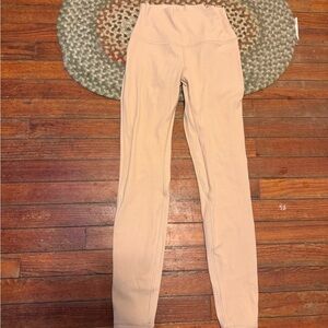 Lululemon athletica Align 27in inseam High-Waisted skin color Leggings waist 26